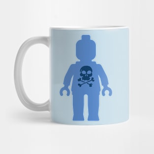 Minifig with Skull Design Mug